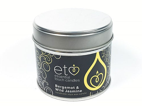 Bergamot and Wild Jasmine Candle Tin