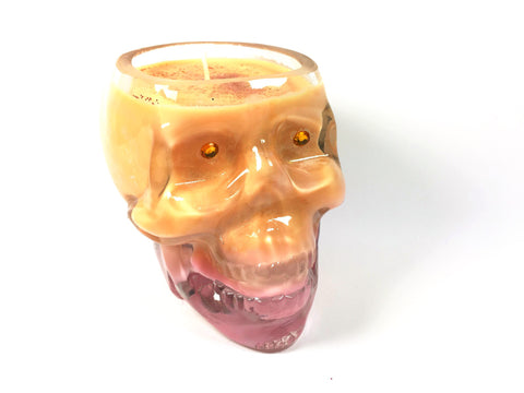 Passion Fruit Skull Candle