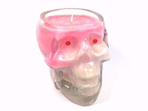 Apple Spice Skull Candle
